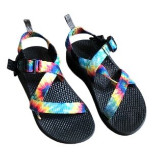Chaco tie-dye hiking outdoor water sandals kids size 3